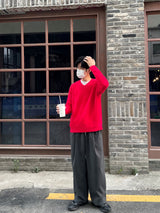 Wearable one tuck banding pants