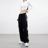 [NONCODE] Lexit strap crop T-shirt