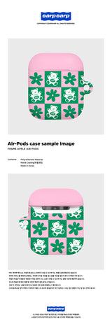 CHECK BABA-GREEN/PINK(AIR PODS-HARD) (6613162426486)