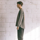 [Patchwork Sweatshirt] Khaki (6626237808758)