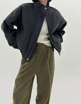 ラフィングウールジャンパー/Roughing wool jumper (2color)