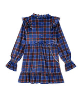 チェックラッフルベイビードールドレス / check ruffle babydoll dress (4193668661366)