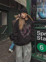 (UNISEX) ラビットウール起毛オーバーフード