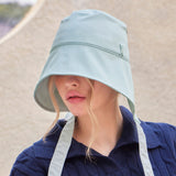 Stud logo strap bonnet hat Mint