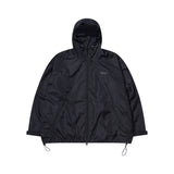 カットポイントウィンドブレーカージャケット / CUT POINT WINDBREAKER JACKET - BLACK