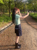 チェッククロスバッグ