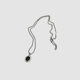 < Stray Kids Hyunjin Wear > ROUND EPOXY NECKLACE (6693706760310)