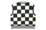 チェッカーボードテリーベスト/CHECKER BOARD TERRY VEST_GREEN