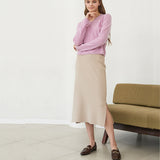 100%cashmere v neck basic top_violet mist (6653681631350)