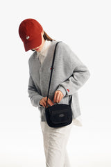 ポケットビンテージウォッシングミニクロスバッグ／POCKET VINTAGE WASHING MINI CROSS BAG [BLACK]