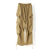 ピグメントウォッシュドクリースパンツ / PIGMENT WASHED CREASE PANTS_CAMEL BROWN