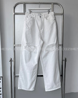 SOブランクビンテージホワイトデニムパンツ / SO Blanc Vintage White Denim Pants