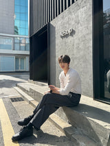 ロアサマーツータックワイドスラックス / Roa Summer Two-Tuck Wide Slacks (4 colors)