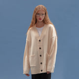 BASIC KNIT CARDIGAN_IVORY (6610799460470)