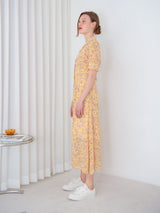COLLAR DETAIL MAXI ONEPIECE_YELLOW (6580080541814)
