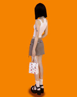 ベルトポイントスリーブレストップ / belt point sleeveless (2 color)