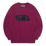 GRAFFITI GRAPHIC SWEATSHIRT [LIGHT BURGUNDY]