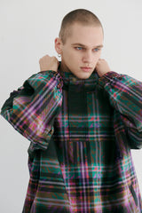 BBLアノラックジャケット/BSR2223FWJK091 BBL ANORAK JACKET PURPLE CHECK