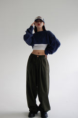 ボレロクロップニット/Dia Bolero Crop Knit (4color)