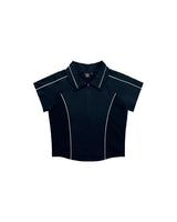 パイピングハーフジップアップジャージ / Piping Half Zip-Up Jersey (Navy)