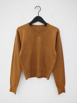 ミニマルVネックニット/Minimal V-neck Knit (12color)