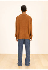 ウールソフトモヘアオーバーサイズニット/WOOL SOFT MOHAIR OVERSIZED KNIT