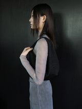 Egg Mini Bag _ Embossing [Black]