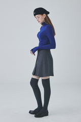 ウールシルクウォーマーTシャツ / Wool Silk Warmer T-Shirt [Blue]
