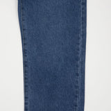 ストレートフィットロールアップエンブロイダリーデニムパンツ / STRAIGHT FIT ROLL UP EMBROIDERY DENIM PANTS [6863]