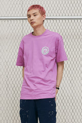 LOGO&SMILEY TEE [PURPLE] (6552888180854)