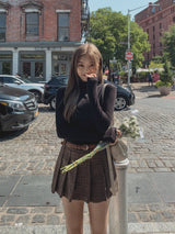 [WOOL] ソフトタートルネック長袖