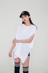 アンフテッドショルダーロング半袖Tシャツ / TOP(7791) Unfooted Shoulder Long Short Sleeve Tee