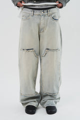Cream Double Denim