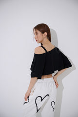 アンリミテッド オフショルダー クロップトップ / TOP(9363) Unlimited Off Shoulder Crop