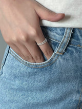 (silver925/18kgold) Salty free ring