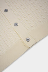 LMN Y-neck Cable Cardigan (9 colors)