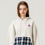 チェックポイントルースフーディ / CHECK POINT LOOSE HOODIE