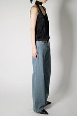 メディアムブルーローライズデニムパンツ / no.428 Medium Blue Low Rise Denim Pants