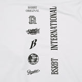 マルチロゴクルーネック / BSR2223FWPO073 MULTI LOGO CREWNECK WHITE