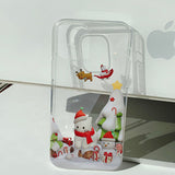 White Christmas Some Cat Phone Case