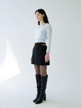 DOUBLE LAYERED LONG SLEEVE T-SHIRT (SEAFOAM) (6600163852406)