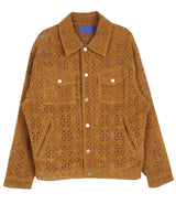 No.0026 HQ flocking trucker JK (3color)
