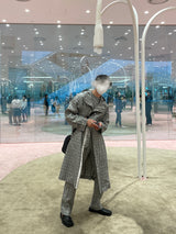 [ASCLO MADE] Linen Check Set Up Slacks (6562351906934)