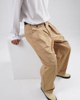 フォーマルワイドポケットパンツ/formal wide pocket pants 2color