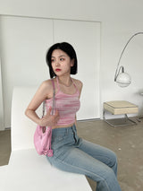 クリープクロップスリーブレス / Crepe Crop Sleeveless (5color)