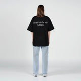 BABY FACE GLASSES BOY SHORT SLEEVE T-SHIRT BLACK