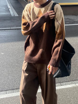 ル・プロコープ柄ニット