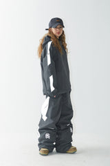 WDフューチャーリフレクティブトラックパンツ / BSR2223FWPT041 WD FUTURE REFLECTIVE TRACK PANTS CHARCOAL