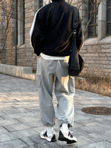 LMN ラインフリースジャージー / LMN line fleece jersey (black)