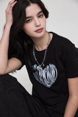 クロームハートクロップTシャツ